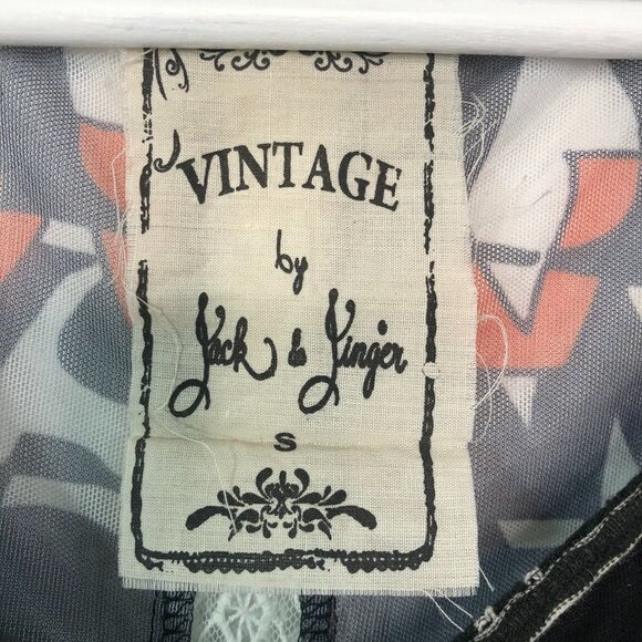 Vintage Jack & Jinger Sheer Multimodal Sheer Tank - Picture 4 of 7